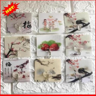 Combo  Móc 3D Dán Dính Tường