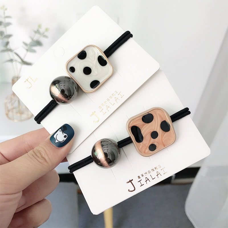 Dây buộc tóc hình vuông thời trang