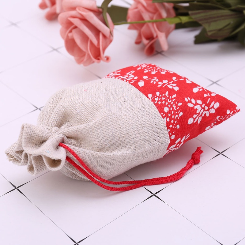 Túi Dây Rút Chất Liệu Cotton Lanh Đựng Trang Sức Tiện Dụng
