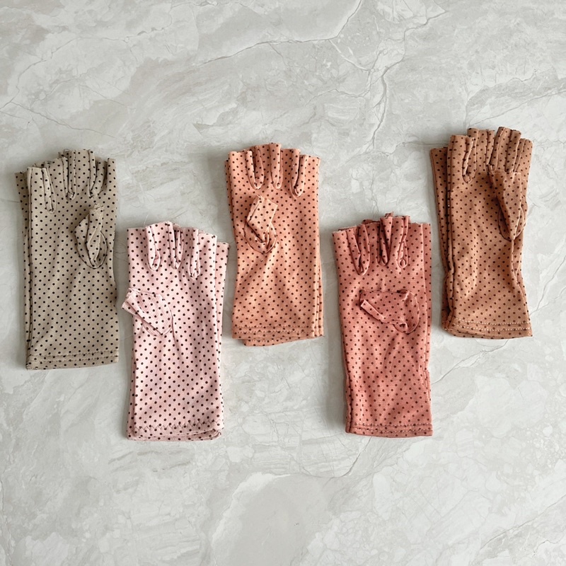 Găng tay đi nắng vải dày 2 lớp cho Nữ, bao tay Nữ