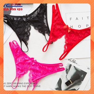 Quần lót nữ ren lọt khe xẻ đáy cao cấp AQ075