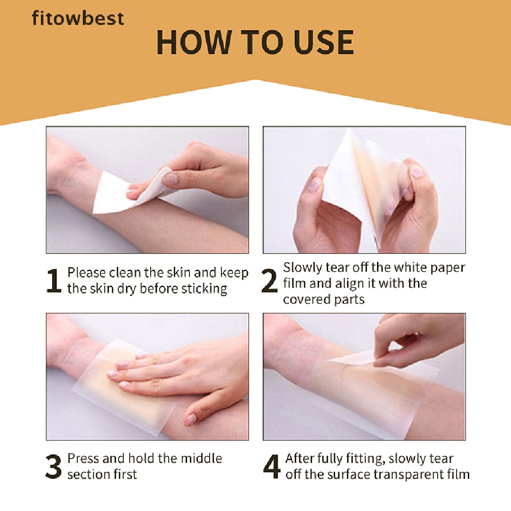 Ftvn Skin Invisible Concealer Patch Sticker Breathable Tattoo Scar Cover Waterproof QDD