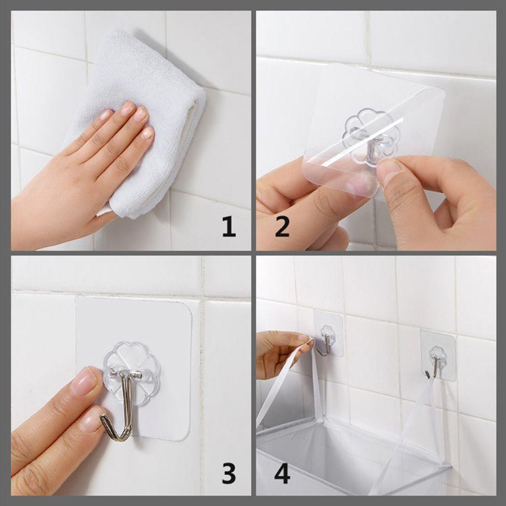 Giỏ Đựng Đồ Giặt Có Móc Có Thể Gấp Gọn Tiện Dụng Cho Gia Đình