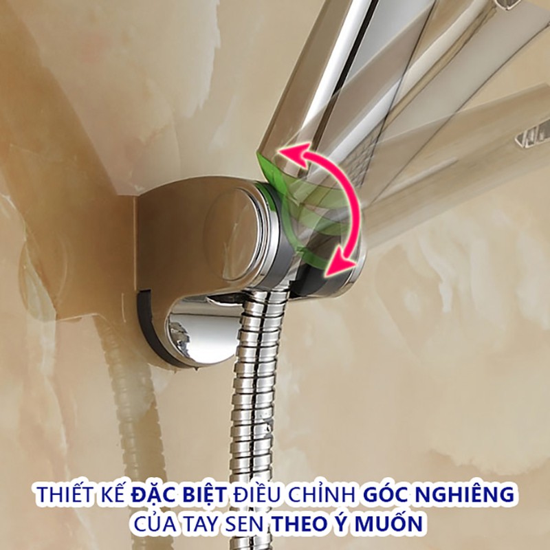 Đế cài sen tắm nóng lạnh, vòi xịt vệ sinh đa năng 9162