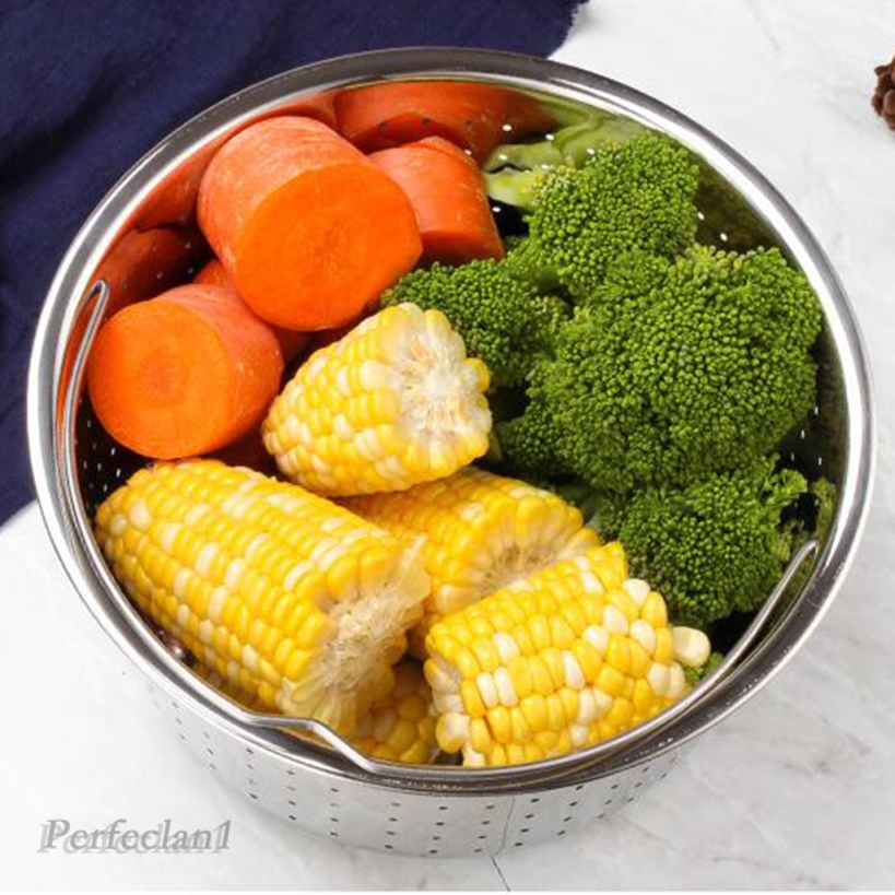 Giỏ Hấp Bằng Thép Không Gỉ Perfeclan1 6 Qt