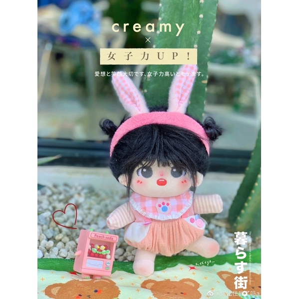 Outfit doll 20cm: set Thỏ đào