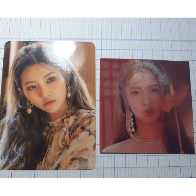 Card I Made (card Soyeon + photostick Miyeon)