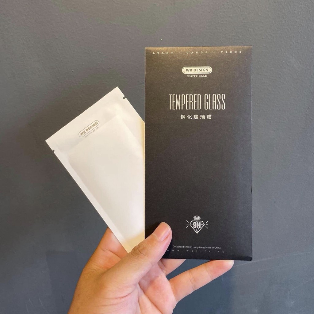 Kính Cường lực KingKong Chống Nhìn Trộm Chống Vân Tay 4D hãng WK Wekome IPhone 7Plus 8PLus 11 12 13 14 Pro Max