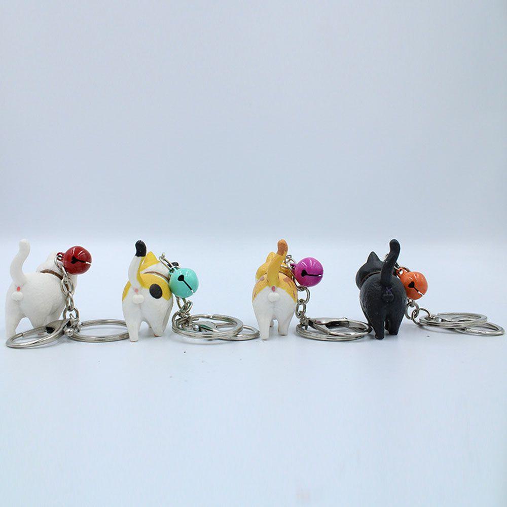 Móc Khóa Hình Mèo Hoạt Hình Gắn Chuông Dễ Thương 2life