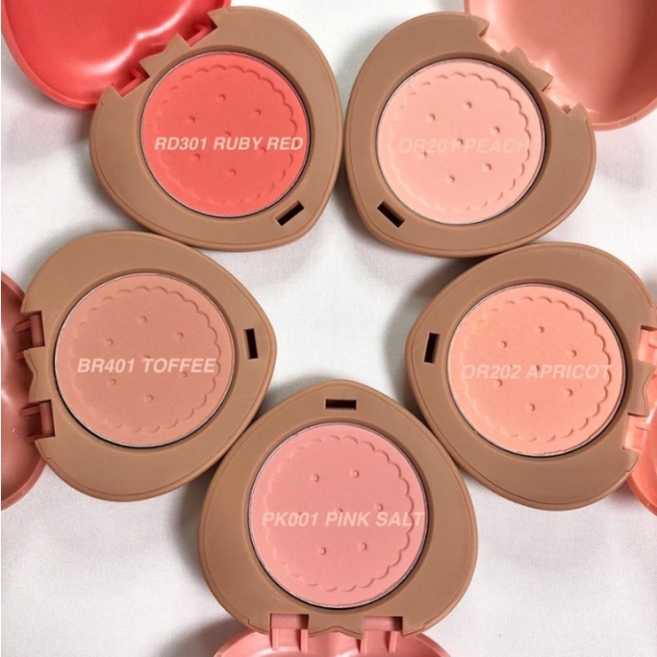 Phấn má hồng dạng nén Etude Heart Cookie Blusher 3.3g