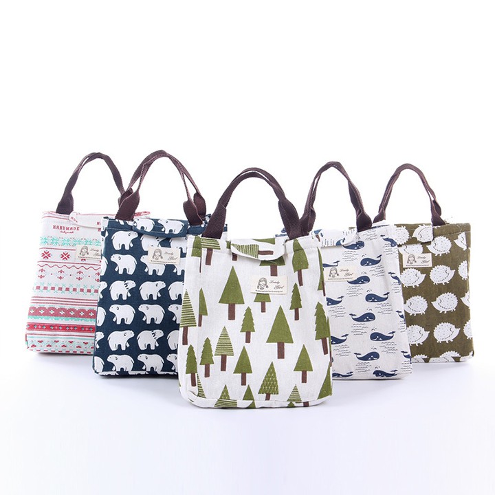 Túi đựng đồ đi chợ hộp cơm giữ nhiệt đa năng có lớp chống bẩn khóa kéo chắc chắn đi làm dã ngoạiyoungcityshop 30.000