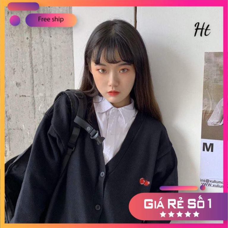 [FREESHIP]  [ Siêu Hot ] Áo cadigan 5D cherry  siêu hot, siêu thời trang