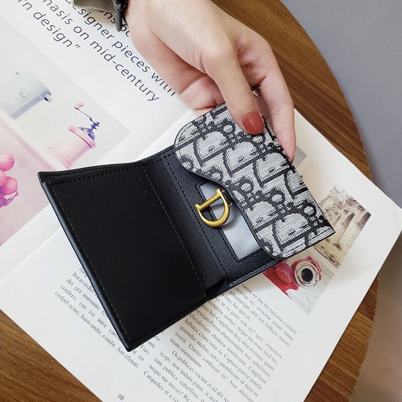 Ví Mini Cầm Tay chữ D cute , dễ thương Cho Bạn Nữ Nhỏ Gọn Bỏ Túi