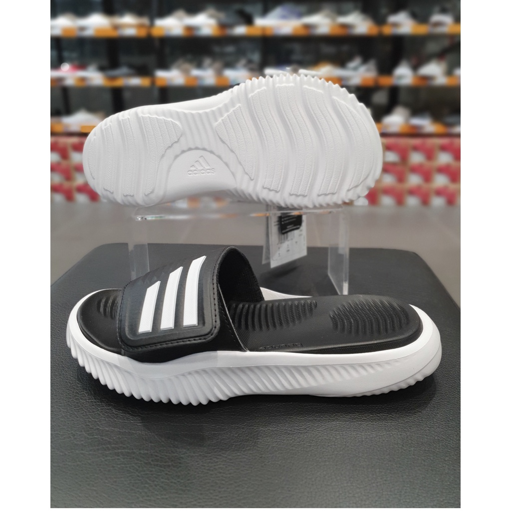 [HÀNG CHÍNH HÃNG Season MỚI] DÉP ADIDAS ALPHABOUCE SLIDE (2.0) - CORE BLACK - *BLACK/WHITE* (2.0) - Code: GY941