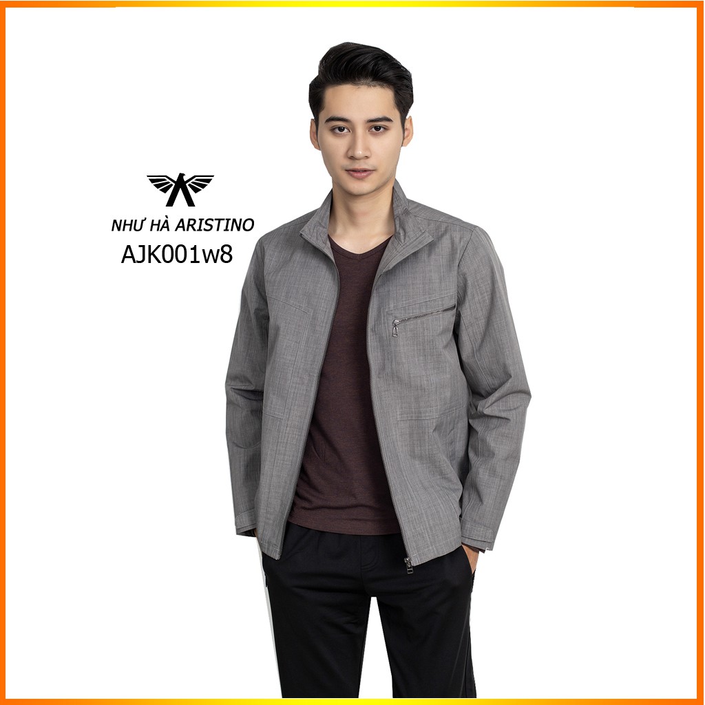 Áo Khoác Aristino AJK001w8 Màu Xám Nhạt 94 Regular có M/L/Xl OD