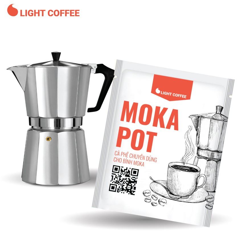 [Mã BMBAU50 giảm 7% đơn 99K] Cà phê pha Moka Pot Light Coffee - túi 15gr