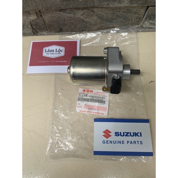 mô tơ đề cục đề khởi động viva smash revo 110 suzuki chính hãng