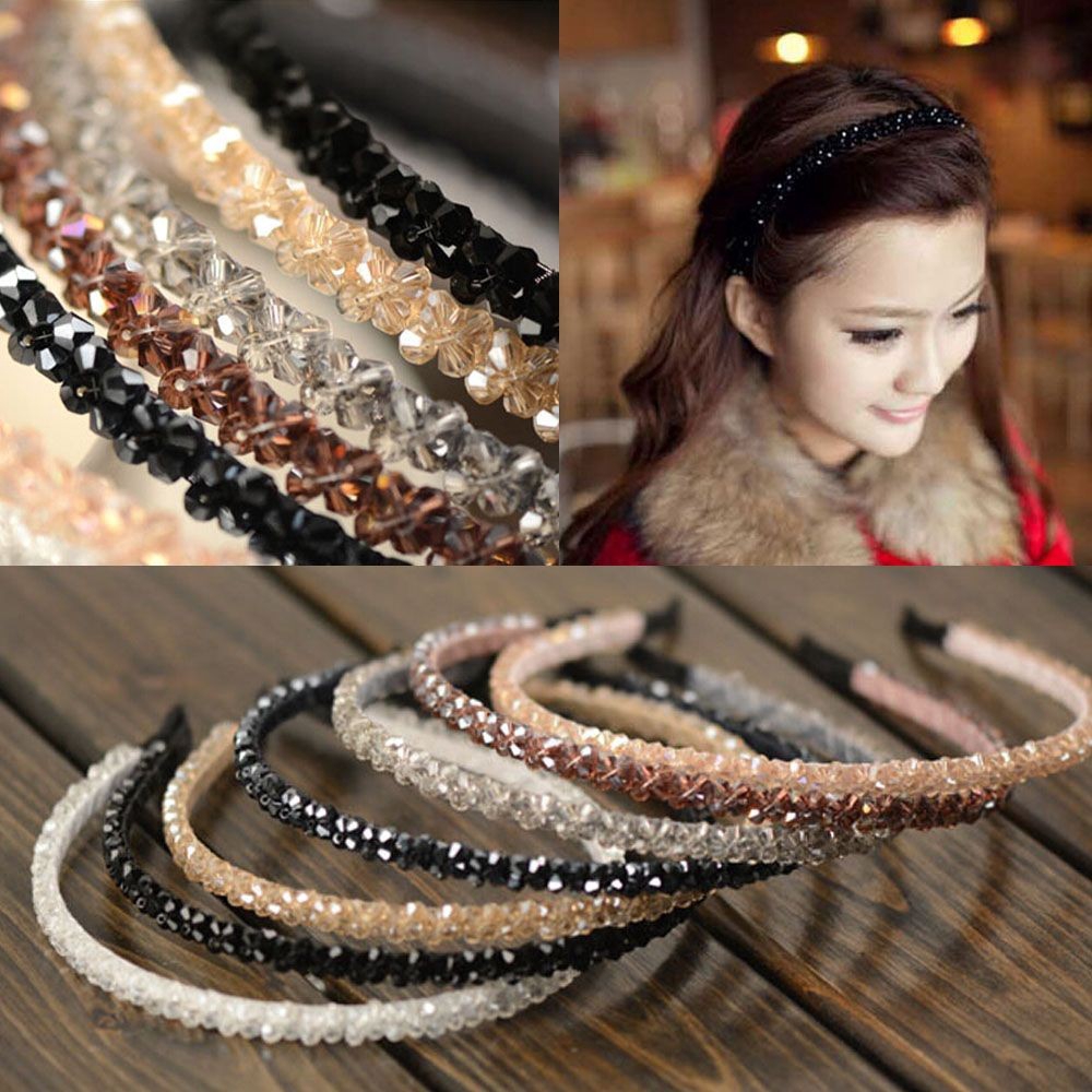 Cài tóc đính kim cương giả lấp lánh thời trang cho nữ