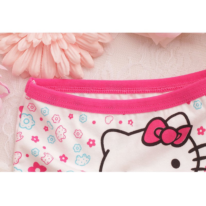 Set 3 quần lót in hình mèo kitty dễ thương cho bé gái