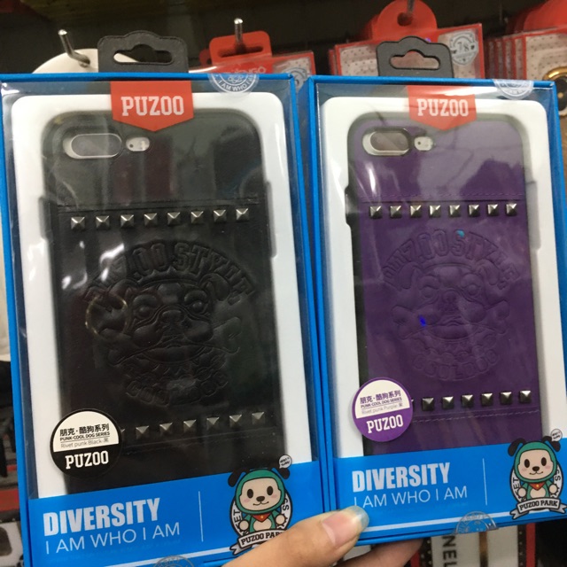 Ốp puzoo da đinh iphone 7 / 8 / PLUS