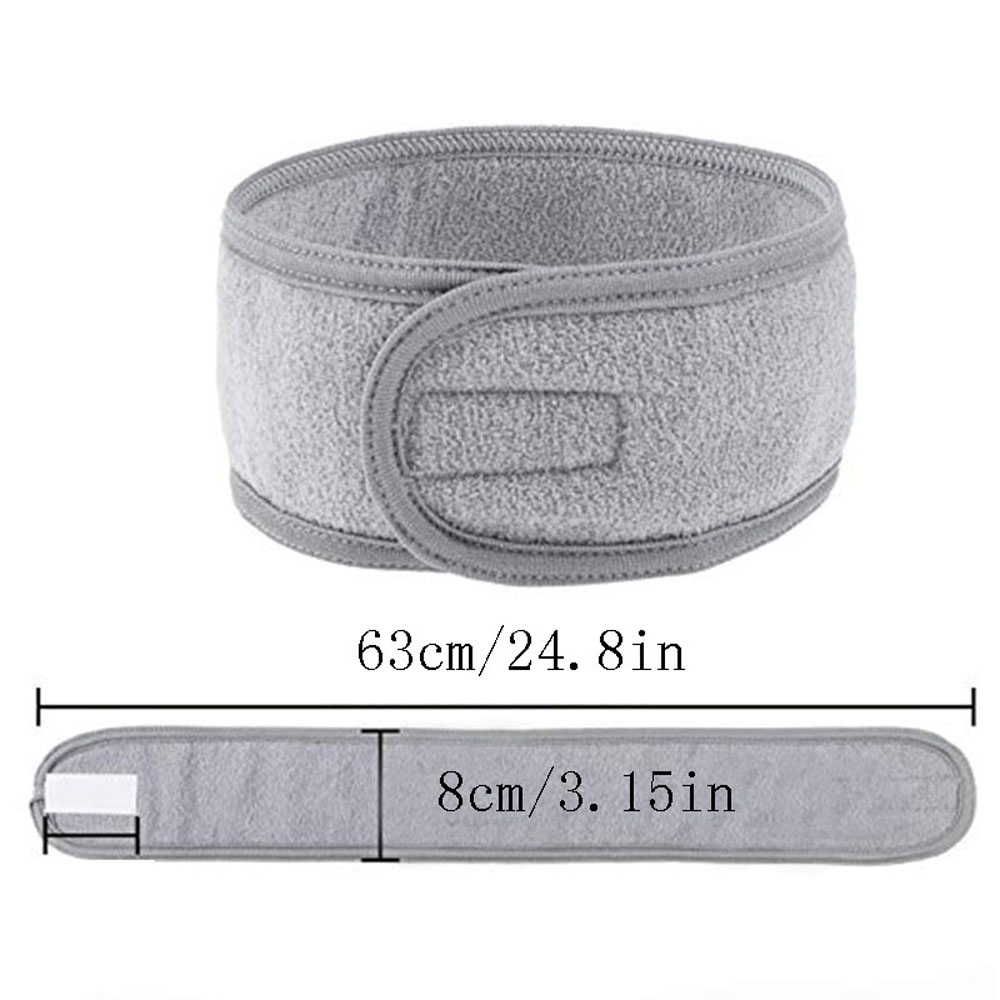 Băng Đô Vải Lau Mặt Co Giãn Thời Trang Có Thể Điều Chỉnh Cho Nữ