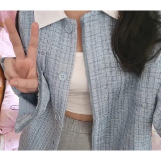 ❣️SET ÁO DẠ TWEED + CHÂN VÁY XẾP LI❣️