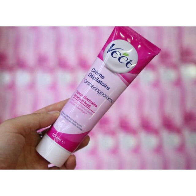 Kem Tẩy Lông Veet Pháp 100ml #màu hồng dành cho da thường