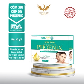 Nước uống đẹp da bột cốm sủi Phoenix Pharma trắng sáng da mờ nám