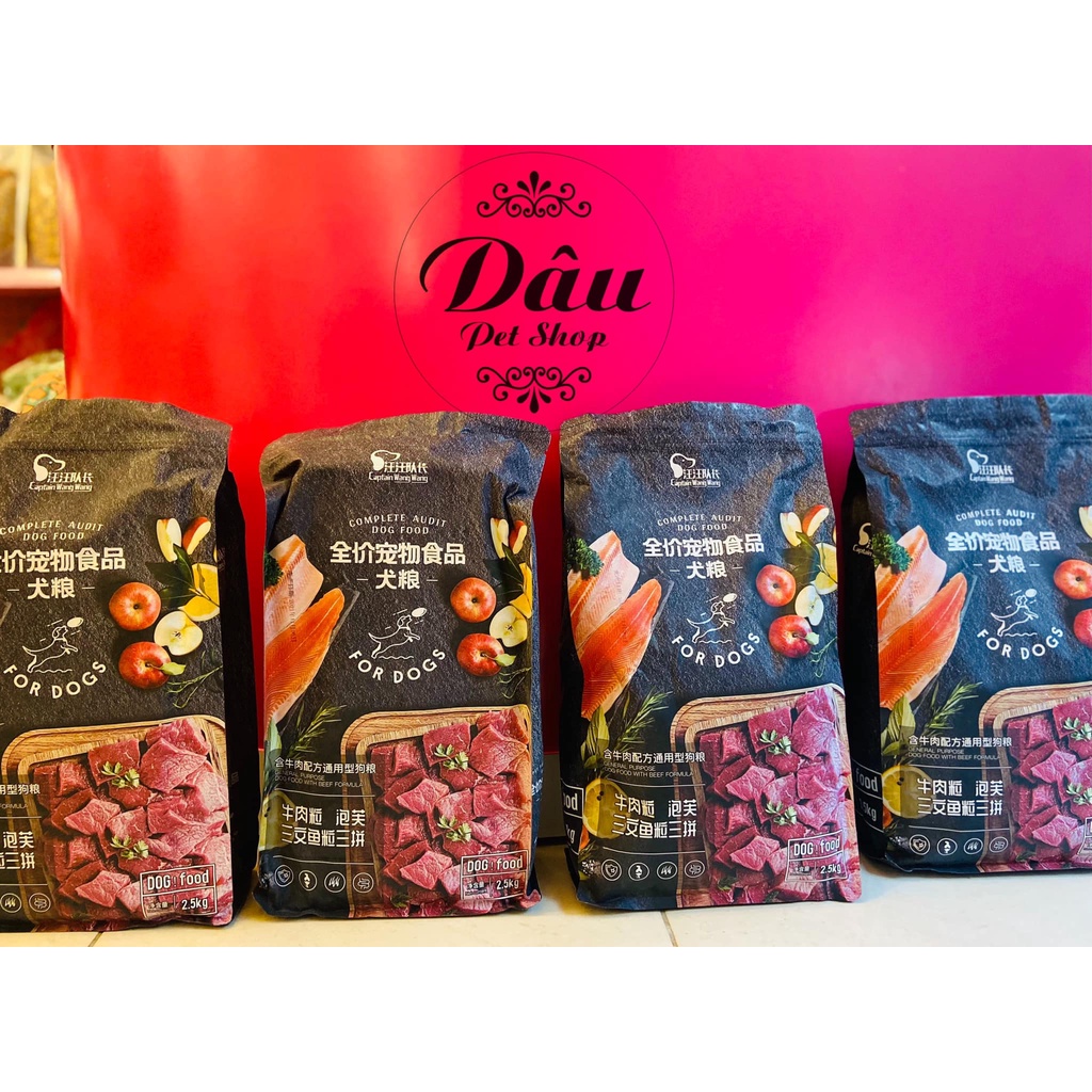 Hạt Captain bò phomai cá hồi date xa dành cho thú cưng