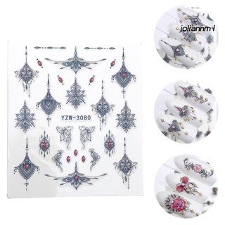 [Hàng mới về] Sticker dán trang trí móng họa tiết động vật thời trang