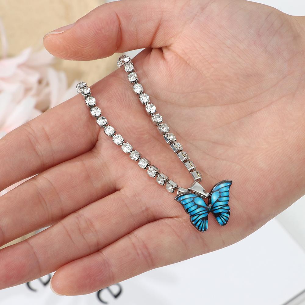 Lắc Chân Hình Bướm Phong Cách Boho Thời Trang Đi Biển Mùa Hè
