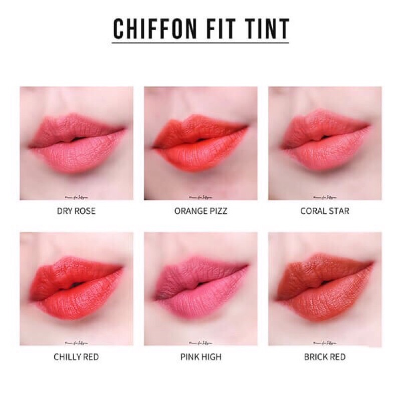 Son tint Chiffon Fit Lip Tint 3g, son Célefit, kèm bill web | BigBuy360 - bigbuy360.vn