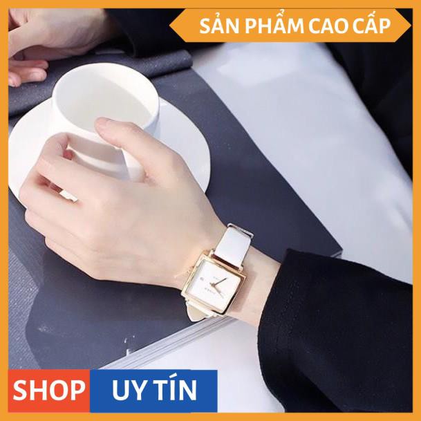 ĐỒNG HỒ NỮ VISER DÂY DA MẶT VUÔNG THỜI TRANG CỰC ĐẸP 2019 [HÀNG CAO CẤP]