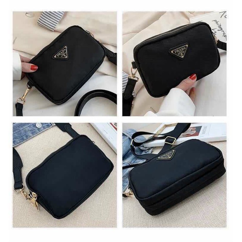 túi đeo 3 ngăn khóa nhập khẩu chất lượng loại 1 đứng form yhinh