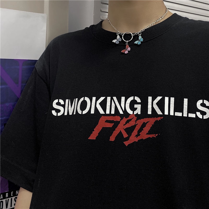 Vòng Cổ Gắn Mặt Hình Bướm Cá Tính Độc Đáo Phong Cách Hip-Hop