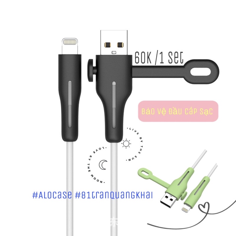 Bảo vệ cáp sạc đầu sạc IPusb ,typeC