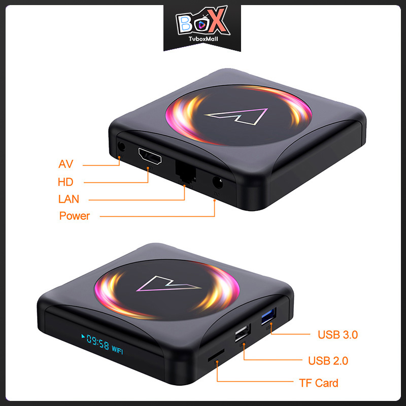 Đầu Tv Box Android 10 4g 64gb Rockchip Rk3318 Hỗ Trợ 1080p 4k Google Play