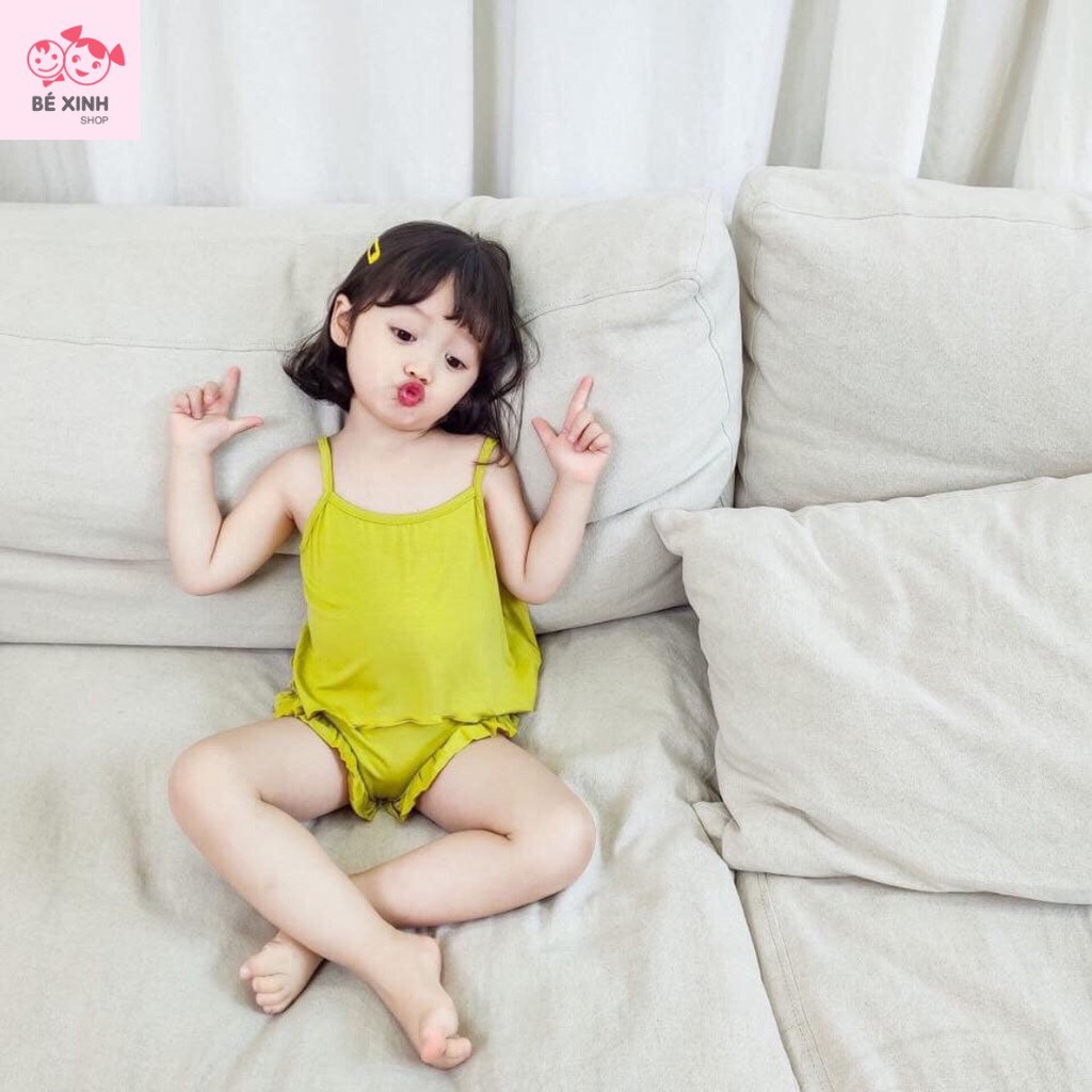 [Cao cấp] Combo 3 Bộ 2 dây bé gái bộ 2 dây cho bé bộ minky mom 2 dây bộ hai dây bé gái bộ 2 dây cho bé gái