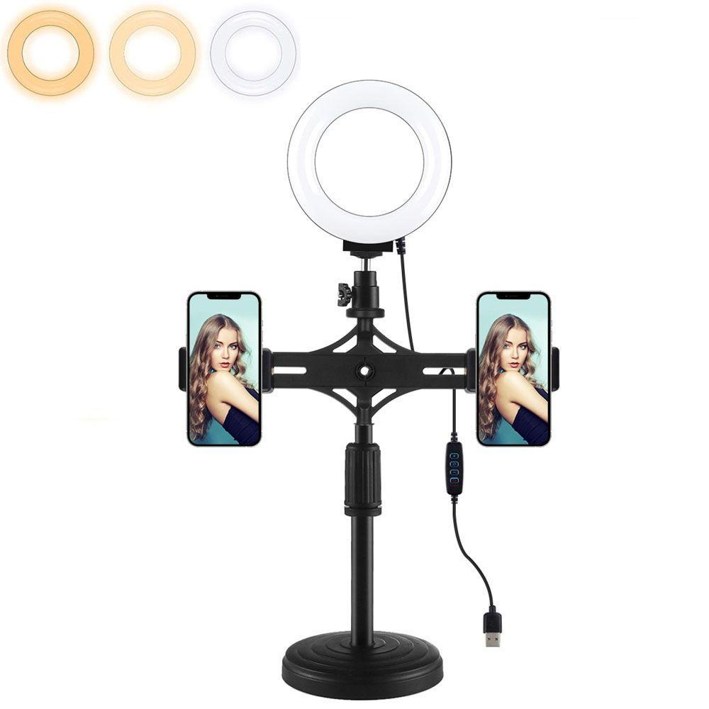 BEBETTERM Đèn LED Trợ Sáng Hỗ Trợ Selfie 4.7 inch