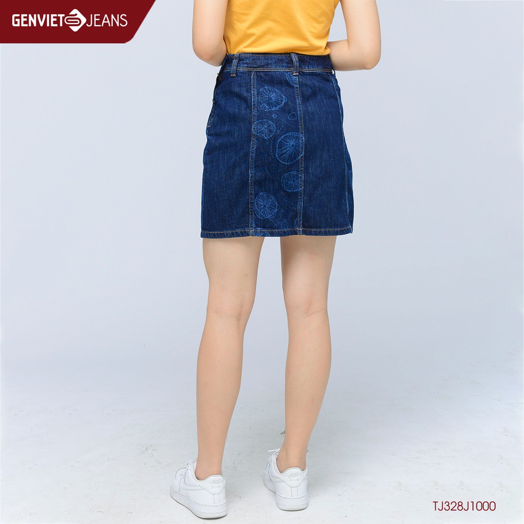 Chân váy jeans nữ TJ328J1000 GENVIET | BigBuy360 - bigbuy360.vn