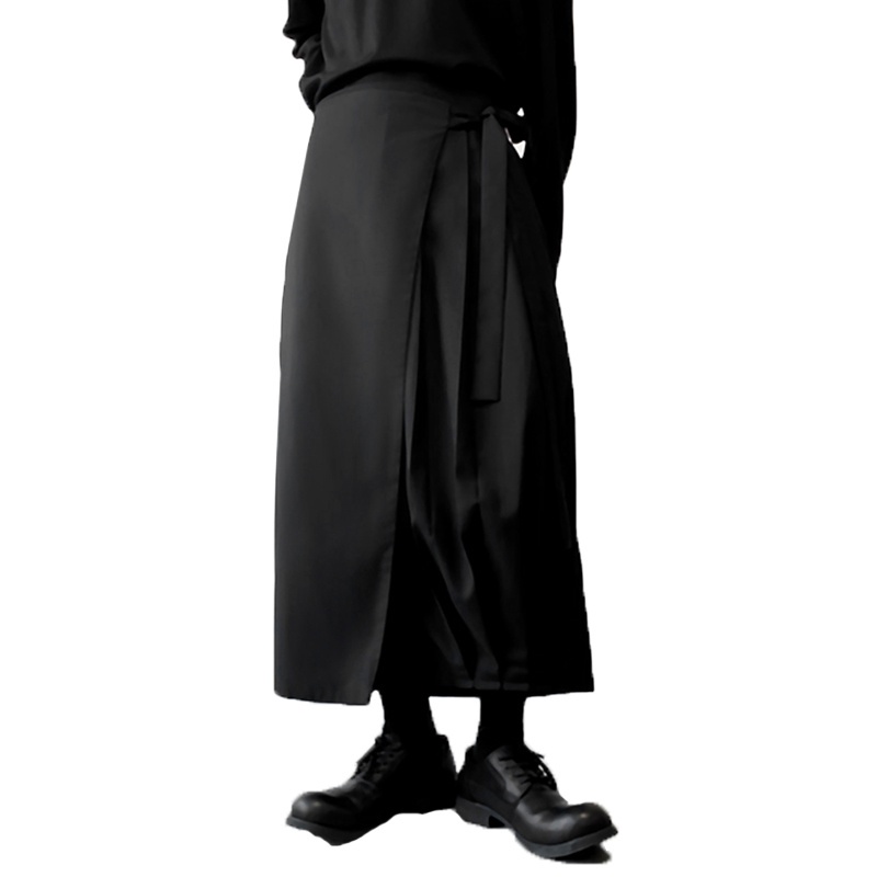 Quần baggy ống rộng phong cách Gothic hợp thời trang cho nam