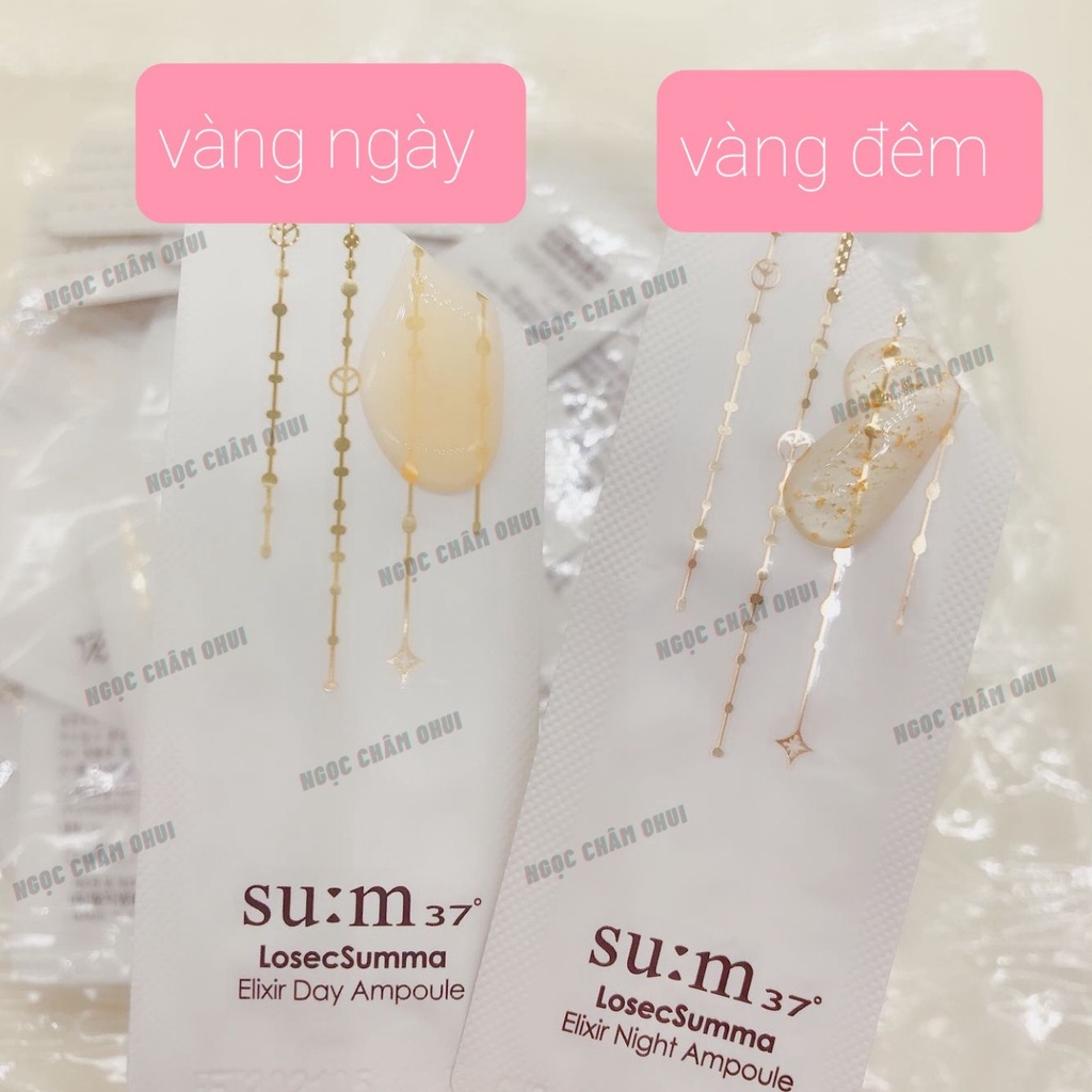 Gói sample tinh chất vàng Sum Ngày  - Đêm Sum37 Losec Summa
