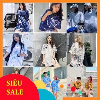 [SALE SẬP SÀN] ÁO THUN TAY LỠ NAM NỮ LOANG MÀU IN HÌNH CLICK CỰC HOT vandenngochien