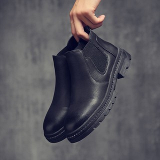 Giay Da Chelsea Boot Nam Collection 2019 (đế cao 5cm.)