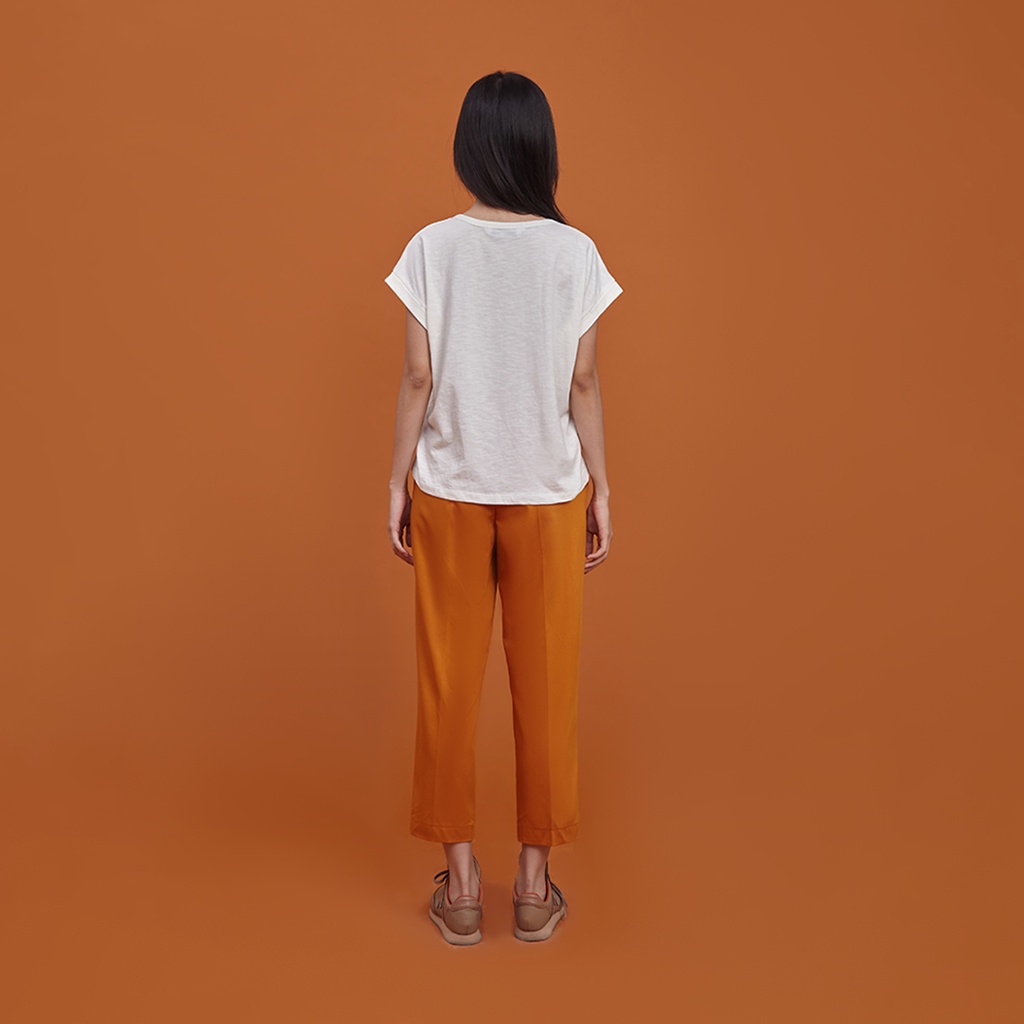 Andabove - Quần tây nữ Baggy - Pegged Pants - Màu Cam