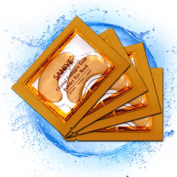 Mặt Nạ Mắt Saniye Chiết Xuất Collagen Vàng Dưỡng Ẩm Xóa Quầng Thâm Và Nếp Nhăn