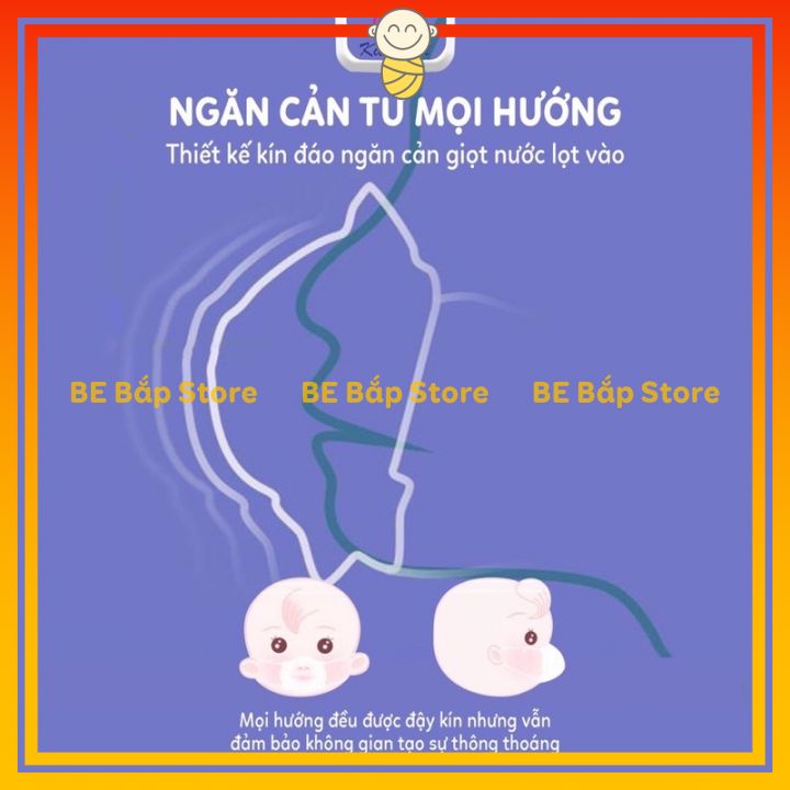 Túi 3 Khẩu Trang Gấu Kichilachi Kháng Khuẩn Chống Bụi Cho Bé Yêu