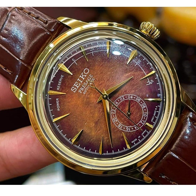 Đồng Hồ Seiko Nam Dây Da Nâu dáng mộc cổ điển Sang Trọng Lịch Lãm ,hàng cao cấp authentic BH 24 tháng | BigBuy360 - bigbuy360.vn