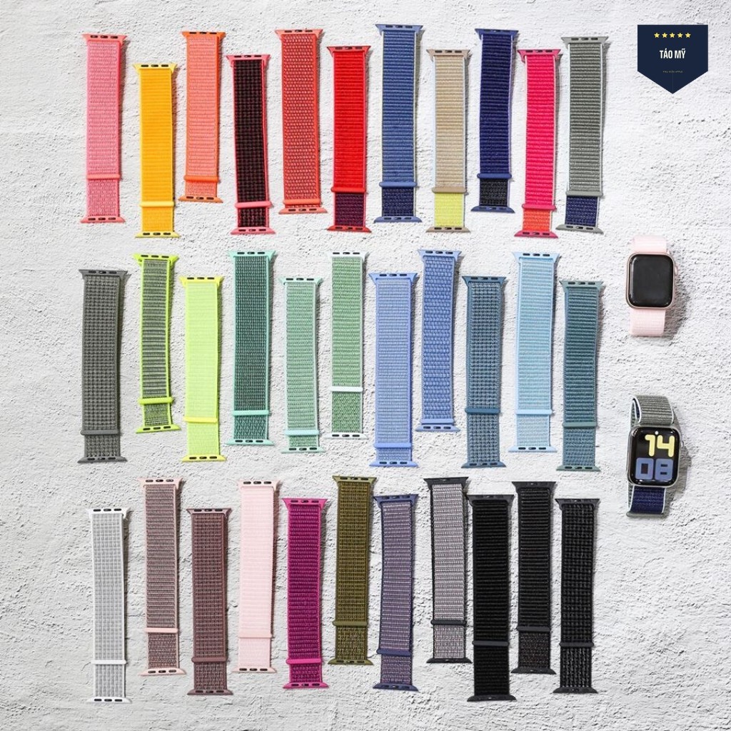 Dây Apple Watch Sport Loop chất liệu vải mịn cao cấp Full size 38- 44mm Chất Lượng Cao