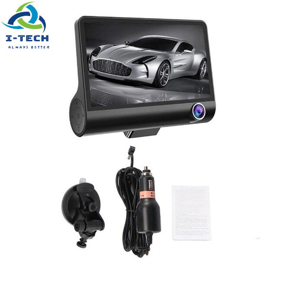 ⚡Khuyến mại⚡Car DVR 3/2 Cameras Lens 4.0 Inch Dash Camera Lens With Rearview Camera Video Recorder Auto Recorder DVRS Dash Cam